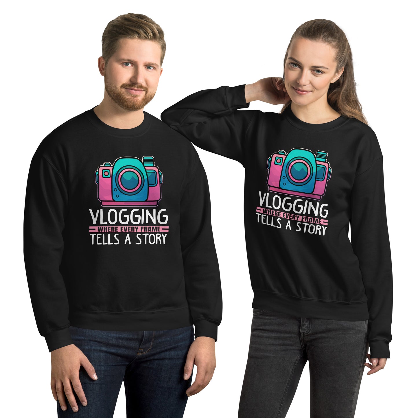 Vlogging where every Frame tells a Story Pullover