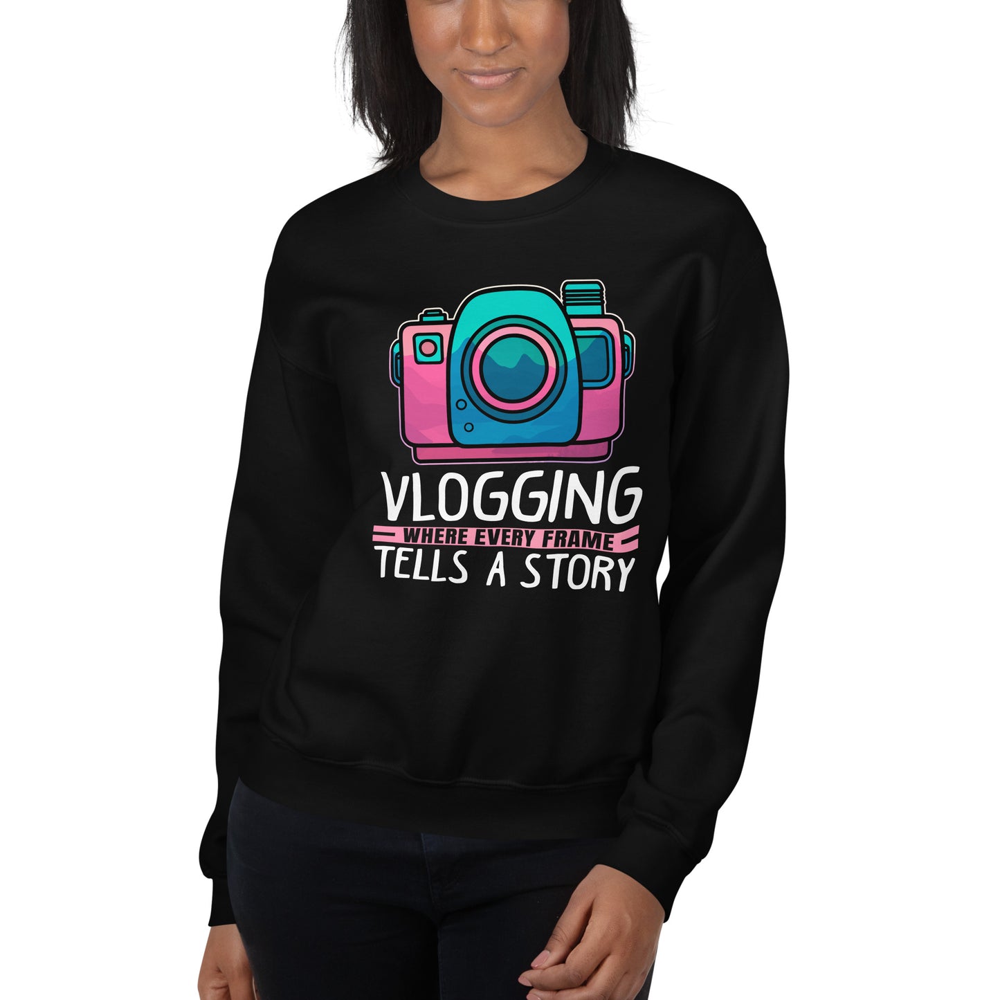 Vlogging where every Frame tells a Story Pullover