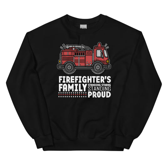Firefighters Family standing strong standing Proud Pullover