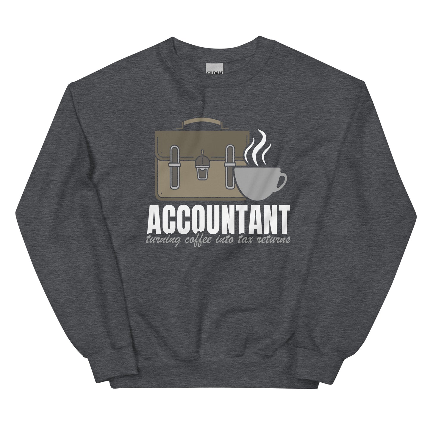 Accountant turns coffee into tax returns Pullover