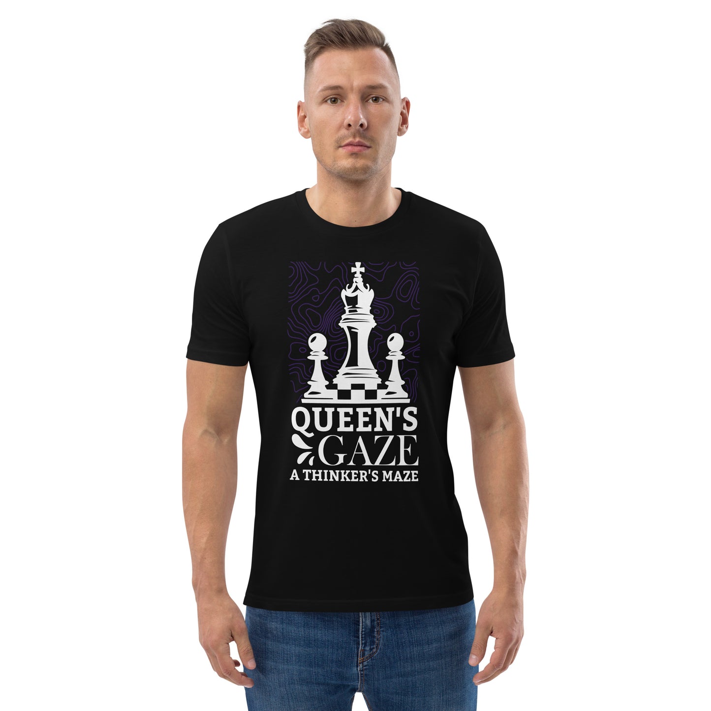 Queen´s Gaze A thinker´s Maze Bio-Baumwoll-T-Shirt