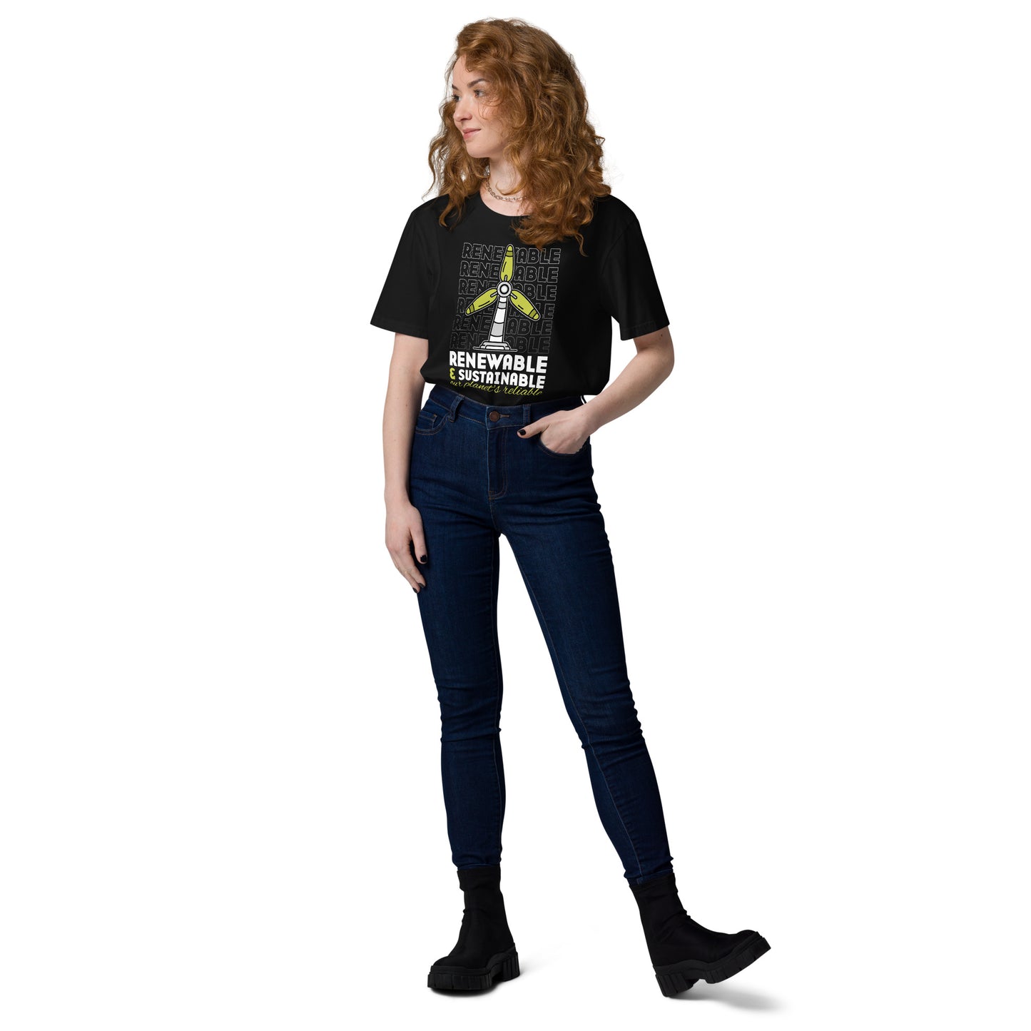 Renewable & Sustainable our planet´s reliable Bio-Baumwoll-T-Shirt