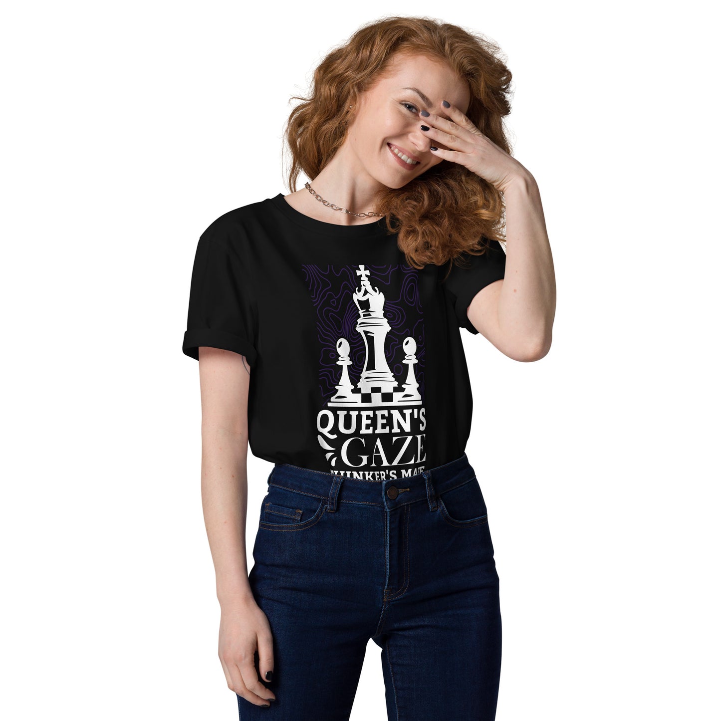 Queen´s Gaze A thinker´s Maze Bio-Baumwoll-T-Shirt