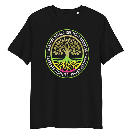 Nurture Nature, Cultivate Kindness Bio-Baumwoll-T-Shirt