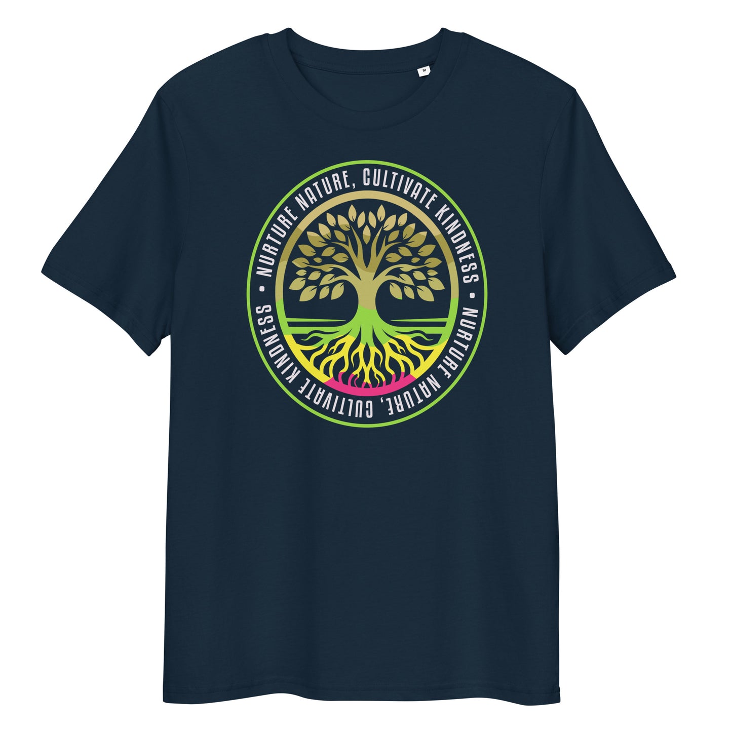 Nurture Nature, Cultivate Kindness Bio-Baumwoll-T-Shirt